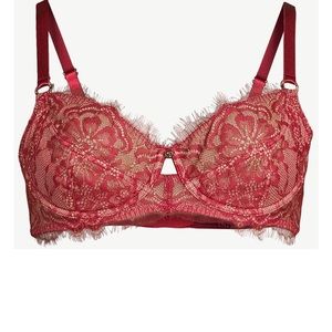 Sofia Intimates by Sofia Vergara Women's
Eyelash Lace Balconette Bra size 36B
